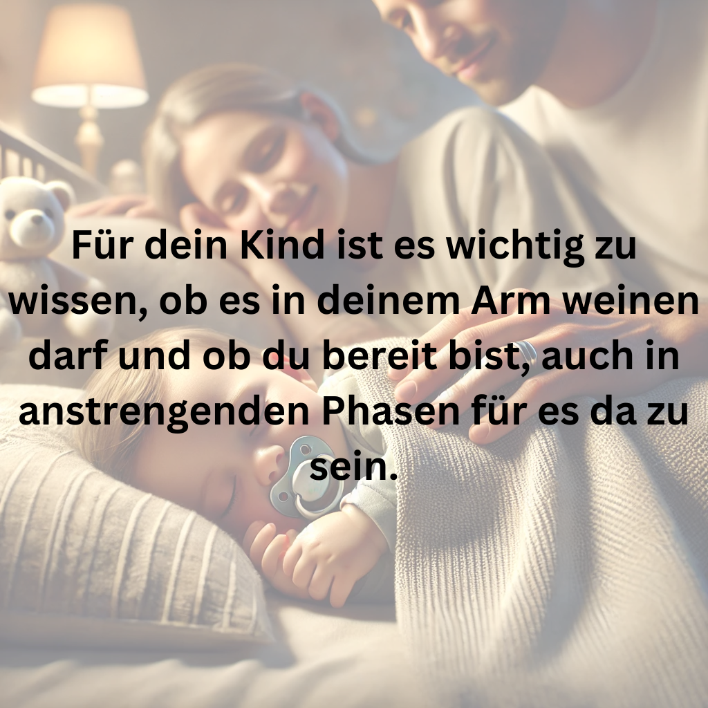 Warum es sinnvoll ist, das Kind in den Schlaf zu begleiten