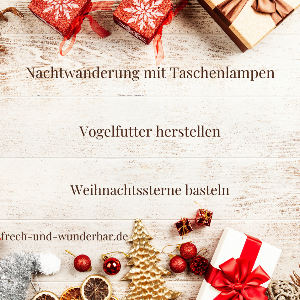 Ideen zur Weihnachtszeit für die ganze Familie