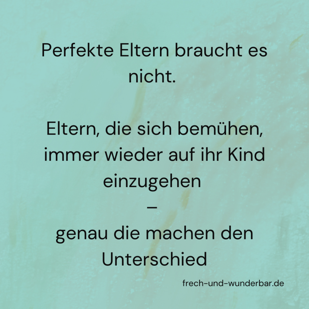 Sichere Bindung - Perfektion ist überbewertet!