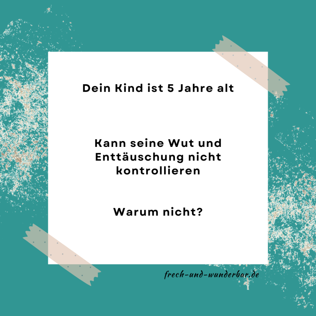 Würdest du dein Kind für etwas bestrafen, das es noch nicht kann?