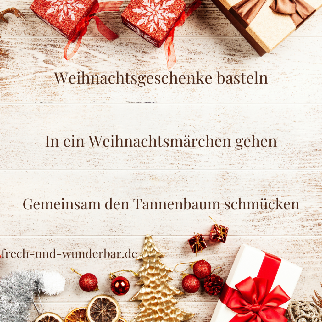 Ideen zur Weihnachtszeit für die ganze Familie