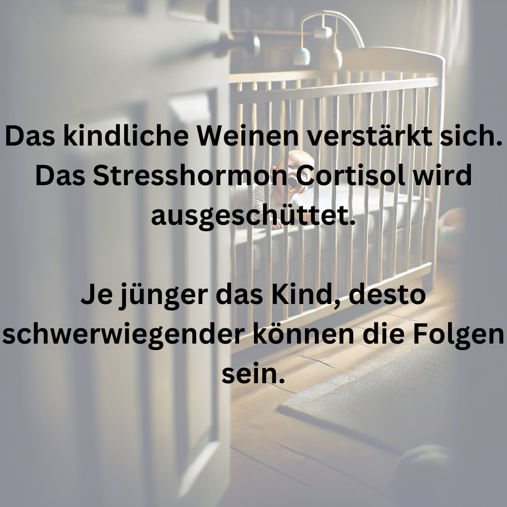 Was passiert eigentlich beim "Schlaftraining"? Und warum das Stresshormon Cortisol dabei eine wichtige Rolle spielt
